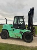 2013 Mitsubishi FD120N 12 Tonne Diesel Forklift, 3440 Hours, Fork Position & Side Shift