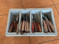Tray Of Tramontina Steak Knives