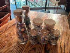 Assorted Pot Pourri Pots x7