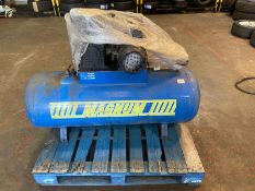 MAGNUM belt-drive piston compressor manufactured by Imac Power Products 200 Litre Horizontal