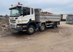 Scania P410 Tipper 8 x 4 Wheel registration BV15 RLU 2015 model date first registered 5th June