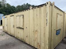 26ft Static Welfare Cabin With Generator, Toilet, Canteen, Office this cabin is 10ft wide