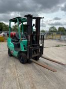 2016 Mitsubishi FG20CN Gas Forklift, Reserve Significantly reduced 2 Tonne Lift, 19910 Hours, 4.7m