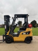 Caterpillar 2017 Gas powered forklift truck GP18NT rated capacity 1750kg 8185 hours nominal power