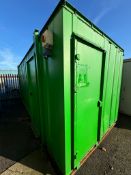 20 Foot Site Office Collection from Selby, North Yorkshire - a Hiab will be required for loading