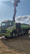 2014 Volvo FMX Grabber Tipper 414217km / 257382 Miles MOT to 30th Sep 2025 last MOT pass 24/9/24