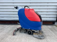 Contractor Floor Cleaning Machine powers on Approximate Dimensions: Height - 106cm Width - 85cm