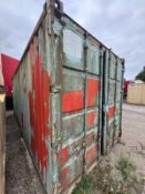 20ft Storage Container contents (a number of metal lockers) are included Location- Selby Delivery