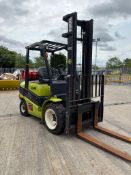 Clark C35L Counterbalance Gas Forklift, 4750 Hours 3.5 Tonne Lift Capacity Duplex mast lift 3725mm