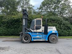 SMV 10 Tonne Lift Capacity LOLER valid to May 2026 10 tonnes at 600mm load centre max lifting height