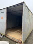 30 Foot Storage Container one door is detached from the container collection from Selby Viewing -