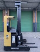 Caterpillar NR 14K Electric Reach Forklift Truck RESERVE SIGNIFICANTLY REDUCED 1400kg capacity 6.