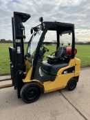 2011 Caterpillar 2 Tonne Gas Forklift Container Spec Triple Mast 4.6m mast with side shift low hours