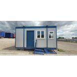 Portacabin depth - 293cm width - 500cm height - 272cm some repairs may be required to the roof as