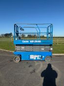 2006 Genie GS2646 Electric Scissor Lift Drives and lifts reach height 9.8m platform height 7.8m