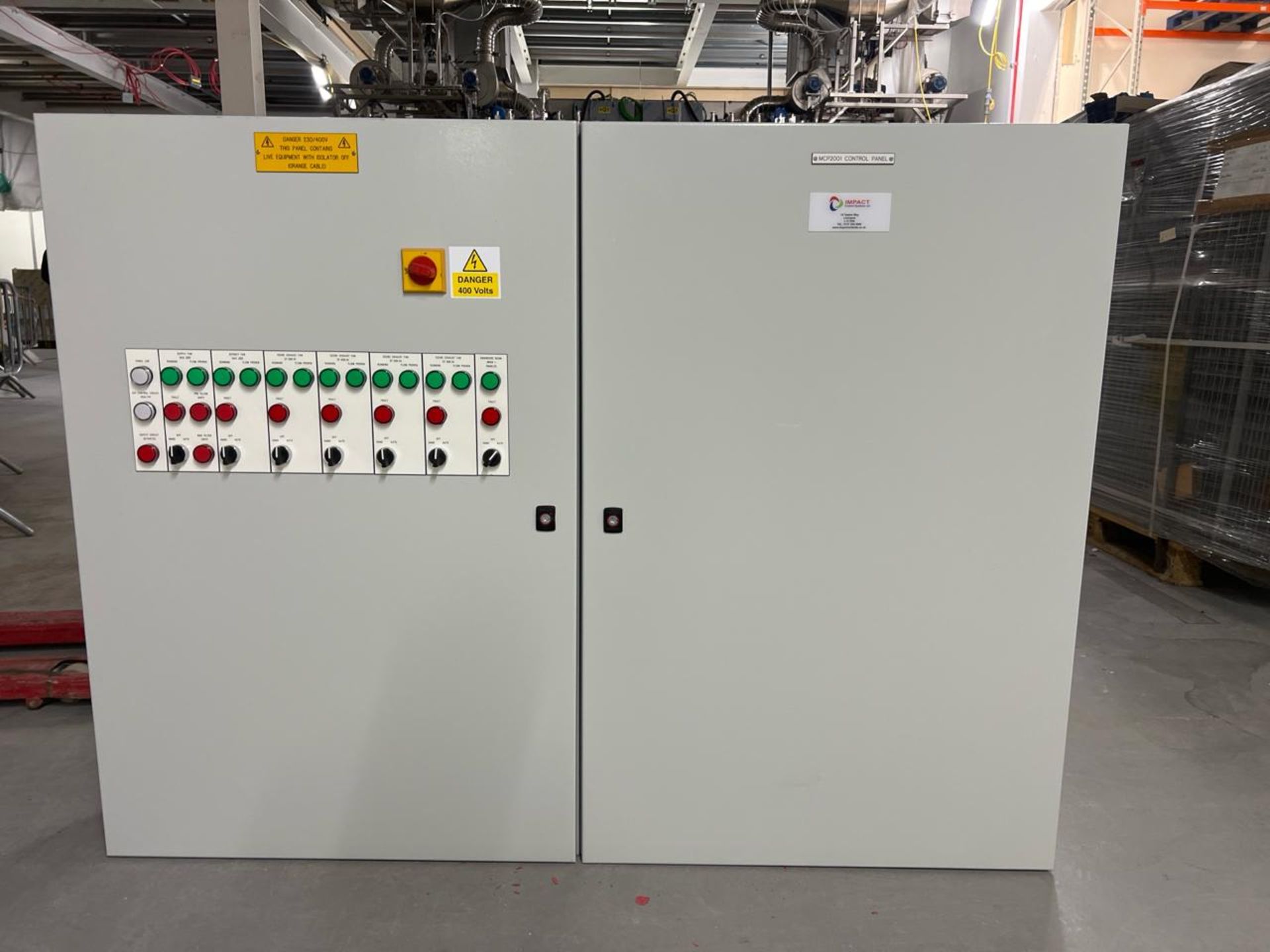 MCP 2001 Control Panel Approximate Dimensions: Height - 120cm Width ...