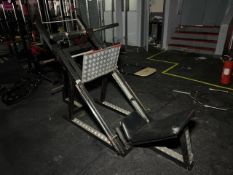 Black Plate Loaded Leg Press