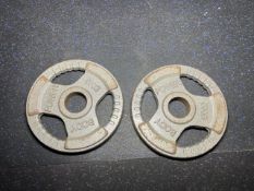 Pair Of 5kg Metal Body Power Plates - No Reserve