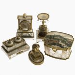 Fünf Teile Schreibtischgarnitur - Wien, 1. Drittel 19. Jh.