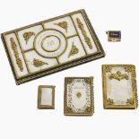 Vier "Carnet de Souvenir" - Frankreich, 1821, 1824, 1829 und 1835