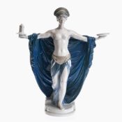 Figur "Tempelweihe" - Rosenthal, um 1917 Ausführung Rosenthal Entwurf Ferdinand Liebermann (Sonneber