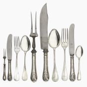 Konvolut Besteck 101 teilig - Bruckmann & Söhne, Heilbronn um 1900