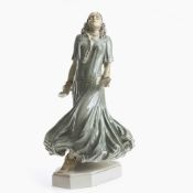 "Ruth Saint Denis" - KPM, Berlin, Entwurf Hermann Hubatsch, 1908 (Amerikanische Tänzerin als orienta