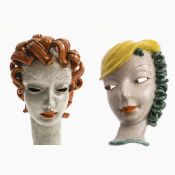 Kopf auf Sockel und Wandmaske - Friedrich Goldscheider, Wien, Entwurf Rudolf Knörlein 1931/1933