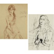 Veit Relin - Zwei Porträts Marie Theres. 1979/1982