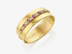 Armreif mit Rubinen und Diamanten von Maria Schell - München, 1950er Jahre, HANNS ROTHMÜLLER