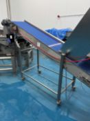 De-watering conveyor belt