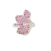 Turmalin Ring, Sterlingsilber 925/- Innenschiene gestempelt Thailand, Ringgröße 58/59, Gewicht 10,6