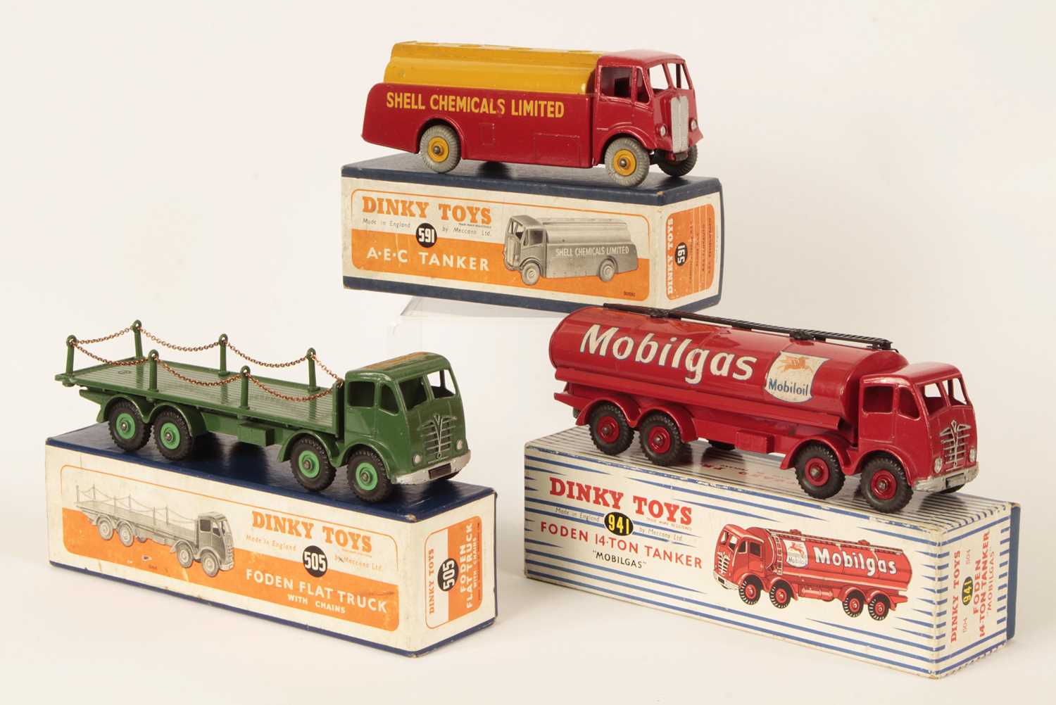 Dinky Toys Group of 3 x 1950's Issue Commercial Vehicles Boxed