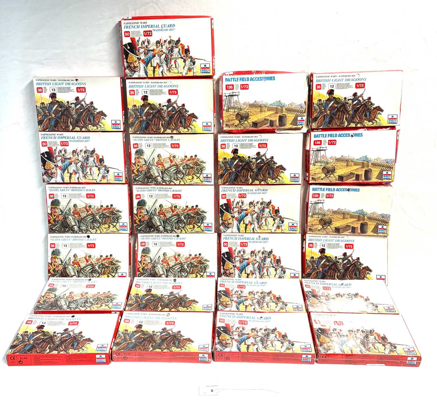Figurines Guerres Napoléoniennes - Garde Impériale Française Waterloo 1815 - ESCI/ERTL 1/72