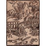 Albrecht Dürer - Cart puller Fool - the Road to Salvation - 1494