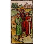 Master of Haarlem (1483-1486 Fl.) - Christ on the road to Emmaus