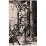 Albrecht Dürer, Christ as the Man of Sorrows standing by a column