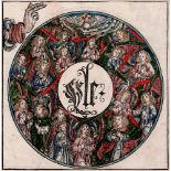 Nuremberg Chronicle - Creation of Heavenly Chorus - Possibly Dürer Sketch -1493