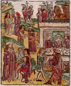 Master of Delft (1480-1498 Act) - Parable of the royal wedding