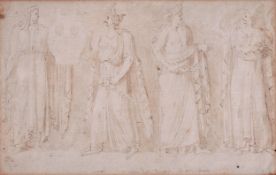 Circle of Frans Floris - Antique Statues - 16th.Century