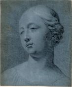 18th.C. Dutch drawing of a Girl