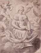 Hans van der Heyden - Madonna and Child in glory - 1598