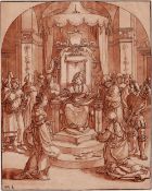 Lucas van Leyden , Cornelis Brouwer - The judgement of Solomon