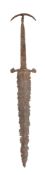A MEDIEVAL DAGGER IN EXCAVATED CONDITION, 14TH/15TH CENTURY