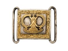 AN OFFICER'S WAISTBELT PLATE OF THE ROYAL ABERDEENSHIRE HIGHLANDERS