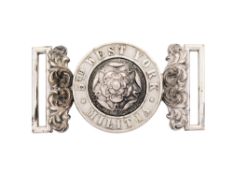 A WAISTBELT CLASP OF THE 5TH WEST YORK MILITIA