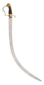 A CAVALRY OFFICER’S SABRE, CIRCA 1800