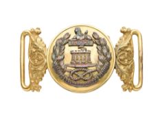 AN OFFICER'S WAISTBELT CLASP OF THE SOUTH STAFFORDSHIRE REGIMENT