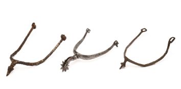 TWO PRICK SPURS, 12TH/13TH CENTURY