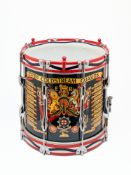 A SIDE DRUM OF THE 2ND BATTALION COLDSTREAM GUARDS, REIGN OF QUEEN ELIZABETH II,